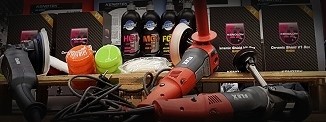 Machines en polijstpasta gebruikt door STD Carcleaning. Exclusieve carcleaning in Nijmegen en Helmond